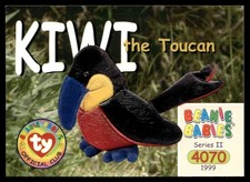 1999 Beanie Babies Series 2 Kiwi the Toucan 188
