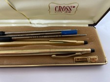 Vintage Cross 10K Gold Filled Pens Set in Original Box