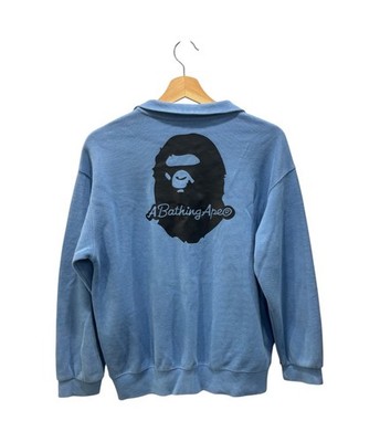 A Bathing Ape quarter zip jumper  Youth size large 