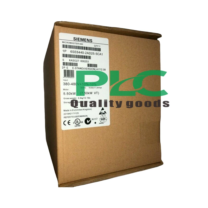 1PCS New Siemens 6SE6440-2AD25-5CA1 6SE6 440-2AD25-5CA1 In Box  Fast shipment