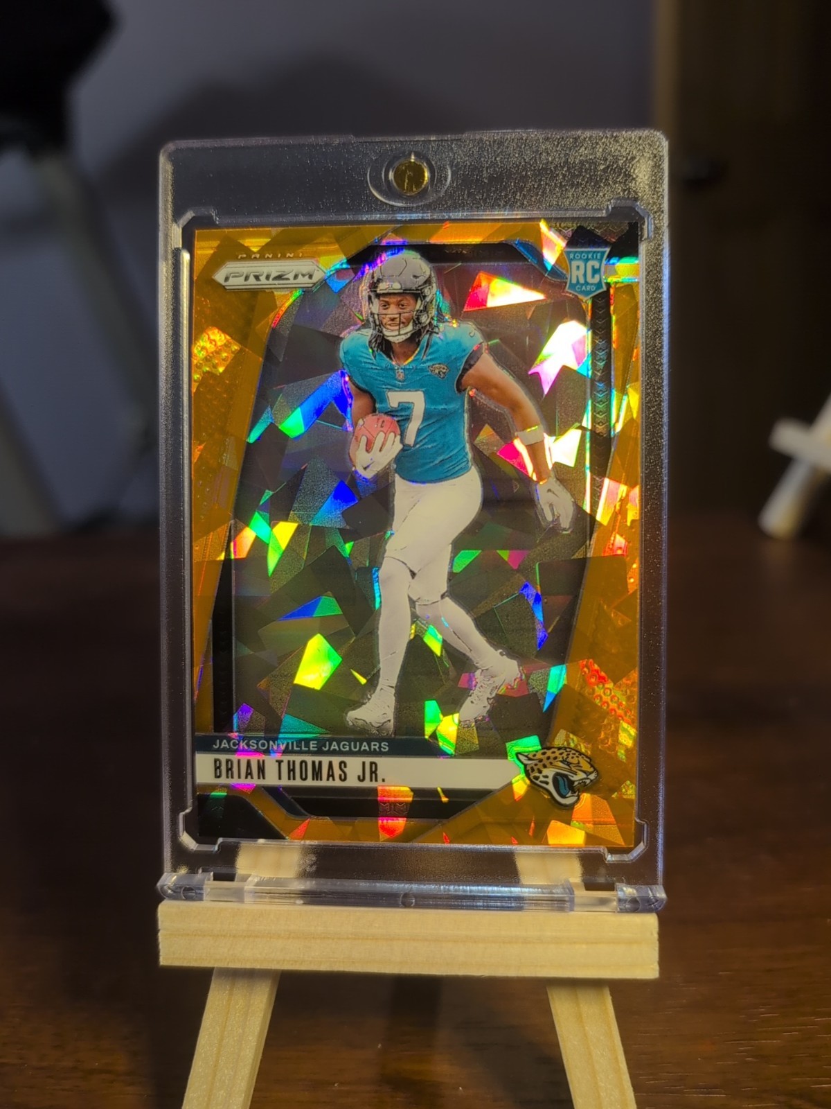 2024 Panini Prizm Rookie Brian Thomas Jr. Orange Cracked Ice #314 Jaguars WR RC