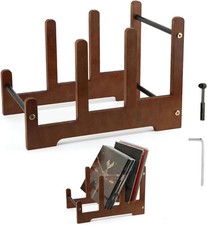 Vinyl Record Display Stand, 3-Tier LP Holder for 12 in Albums,14.45X9.65X10.24In