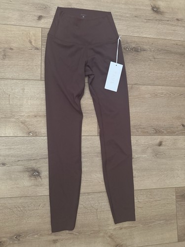 TAVI TaviSculpt High Rise Ankle Leggings Brown S Stretch Yoga Pilates