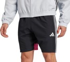 adidas Tiro 25 Essentials Woven Mens Training Shorts Black Football Zip Pocket