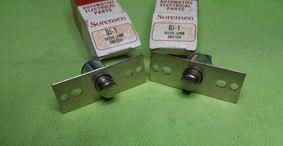NOS 40s Universal Door Jamb Dome Light Switches Made in USA