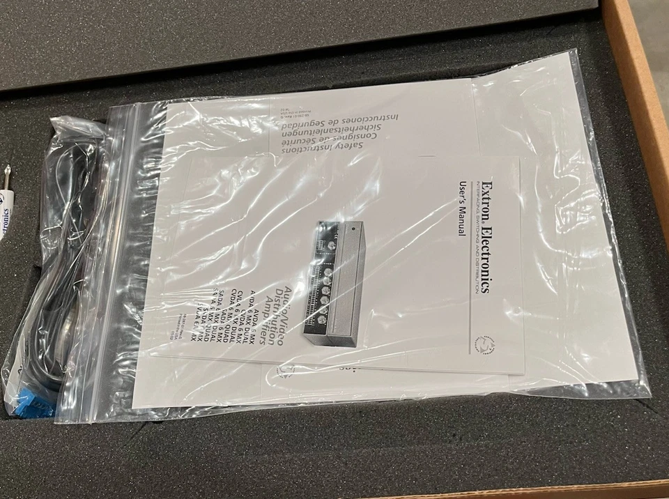 Extron SVDA 6 MX - Stereo Audio Distribution Amplifier - Brand New In Box - NICE - Image 2 of 4