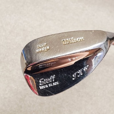 Wilson Staff Tour Blade TK60° Tour Lob Wedge RH 35.5'' Vtg Dynamic Steel Shaft