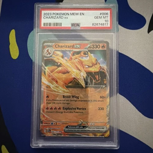 Charizard ex 006/165 PSA 10 Sv: Scarlet & Violet 151 Holo