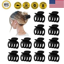 12Pcs Hair Clips for Women 1.8 Inch Small Claw Clips for Thin Hair Medium Hai...