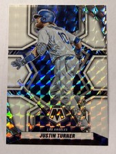2022 Panini Mosaic - Justin Turner #200 White Mosaic Prizm 25/25 