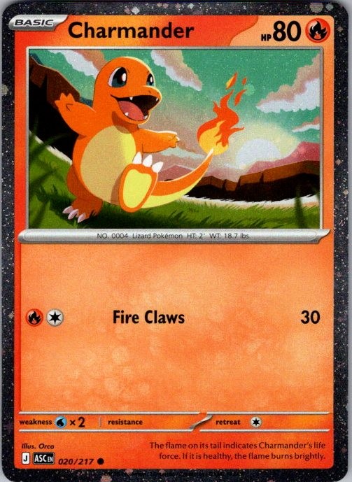 CHARMANDER (COSMOS HOLO) 020/217 MISCELLANEOUS CARDS & PRODUCTS POKEMON