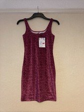 Women’s Pink Velour Powerpuff Girls Dress Size 6 With Tag