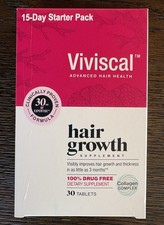 NEW Viviscal Hair Growth Supplements, 30 Tablets, EXP 09/2028