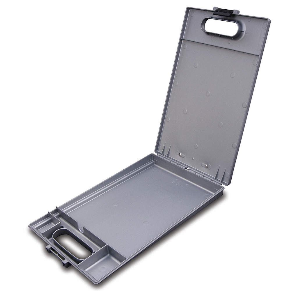 GRAINGER APPROVED 295 Storage Clipboard,Gray,9.75" W 10R357