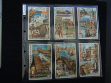 ONE COMPLETE SET OF SIX LIEBIG TRADE CARDS