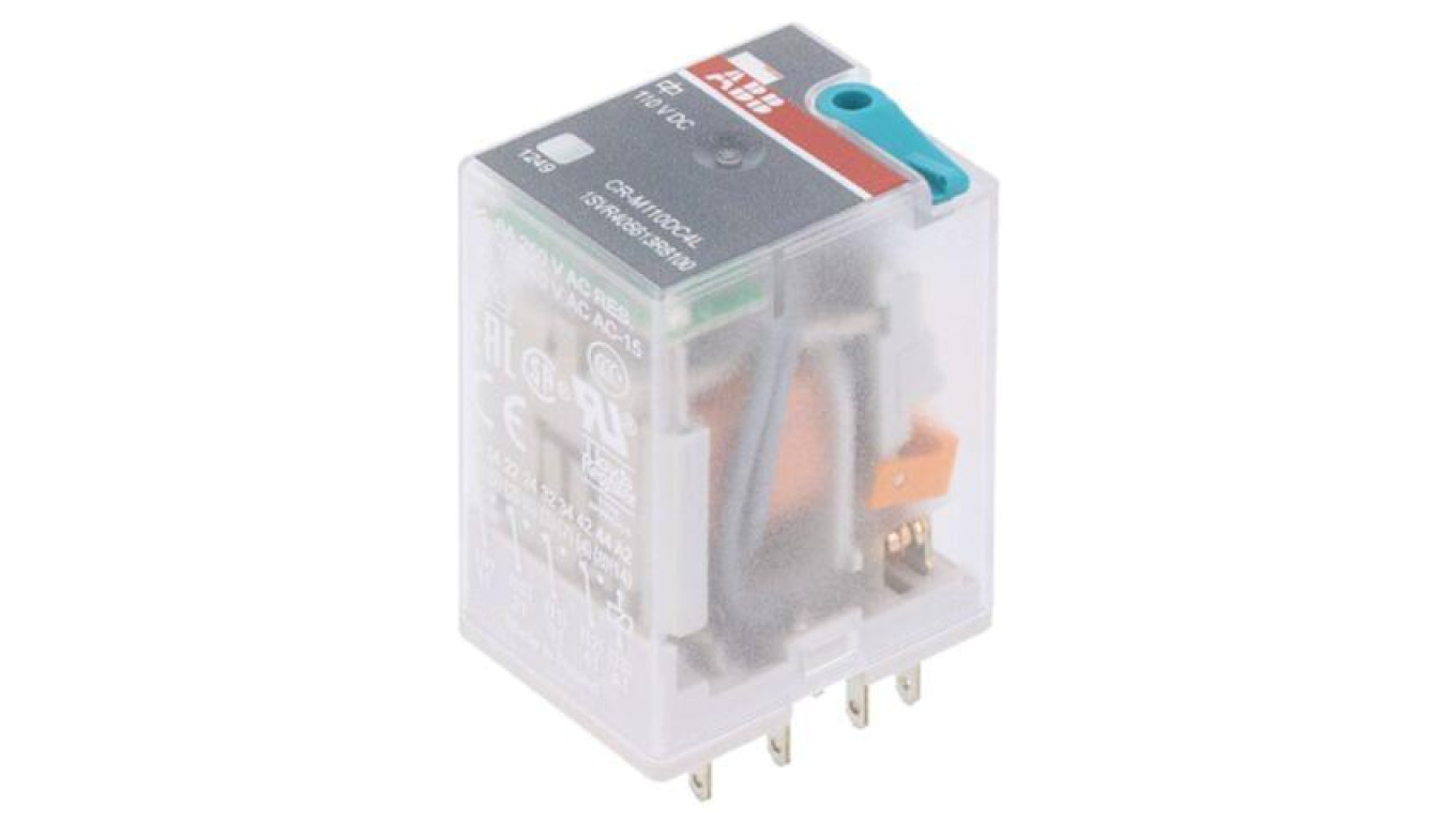 CR-M110DC4L Electromagnetic Relay, 4PDT, Coil Voltage: 110VDC, 250VAC Max /T2UK
