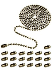 160-inch Ceiling Fan Pull Chain, Rustproof 3mm Chain Extension Bronze
