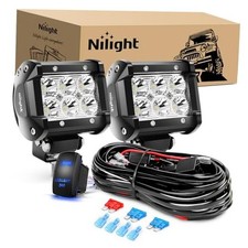 LED Light Bar 2PCS 18W Spot Led Pods Off Road Lights 12V 2Pcs 4" Spot Lights
