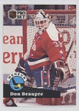1991-92 Pro Set French Don Beaupre #601 8d2