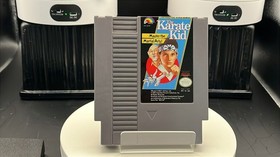 The Karate Kid (NES), Used, Cleaned, Works, Repro Box, Orig Game and Manual