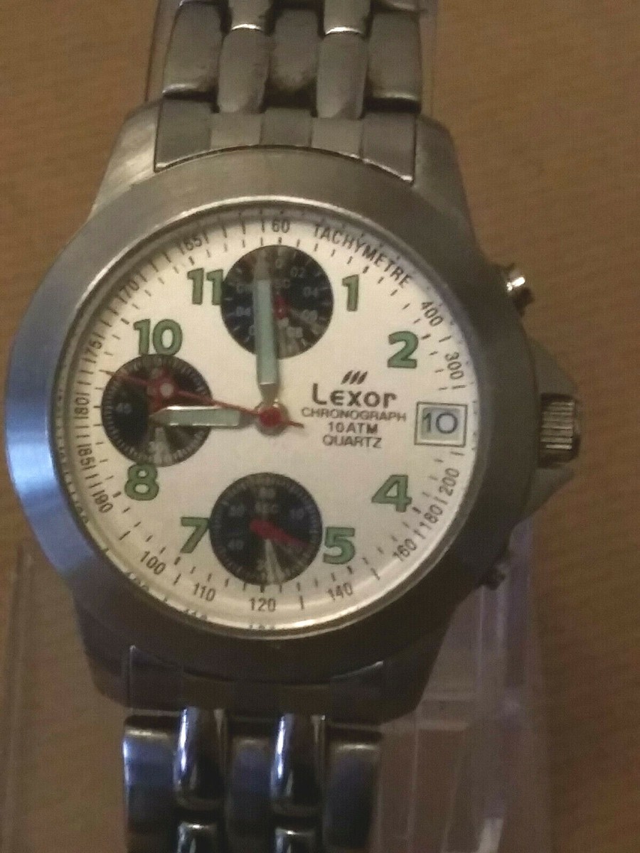 Stainless Steel Lexor Quartz Uhr Minimalistische Lexon