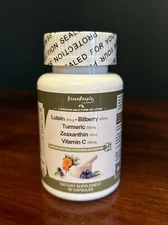 Green People Lutein Bilberry Turmeric Zeaxanthin Vitamin C Supports Eye Health