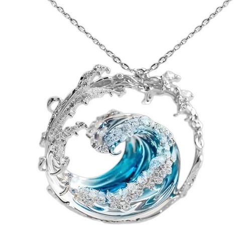 Boho Jewelry Set Oceans Promise Necklace Earrings & !п E5Y9 N8P3 O9N6 F1S6 U4I2 - Picture 8 of 16