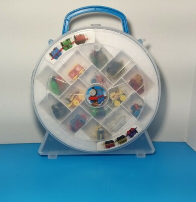 Thomas the Train and Friends Minis Trains with Carrying Case Lot of 14 Marvel 