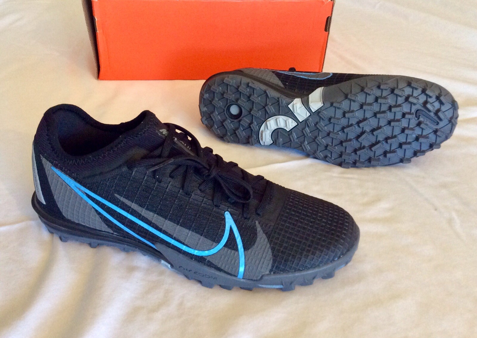 Men's 6.5 (Women's 8) Nike Zoom Mercurial Vapor 14 Pro TF Turf Black  CV1001-004 | eBay
