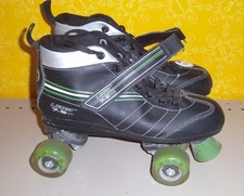 Black Roller Derby Laser 7.9mx Size 7 Roller Skates