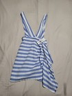 Habitual Kids Girl Ruched Fringe Dress Size 14 Linen-Blend Cotton Elastic Waist  — photo 2