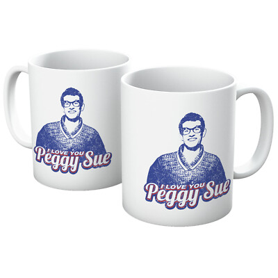 BUDDY HOLLY PEGGY SUE ROCK AND ROLL LEGEND ICON MUG TASSE IN VERSCHIEDENEN FARBEN