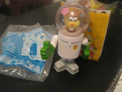Spongebob Squarepants The Movie  ''Paws Of Fury Sandy '' NIP Burger King 2004
