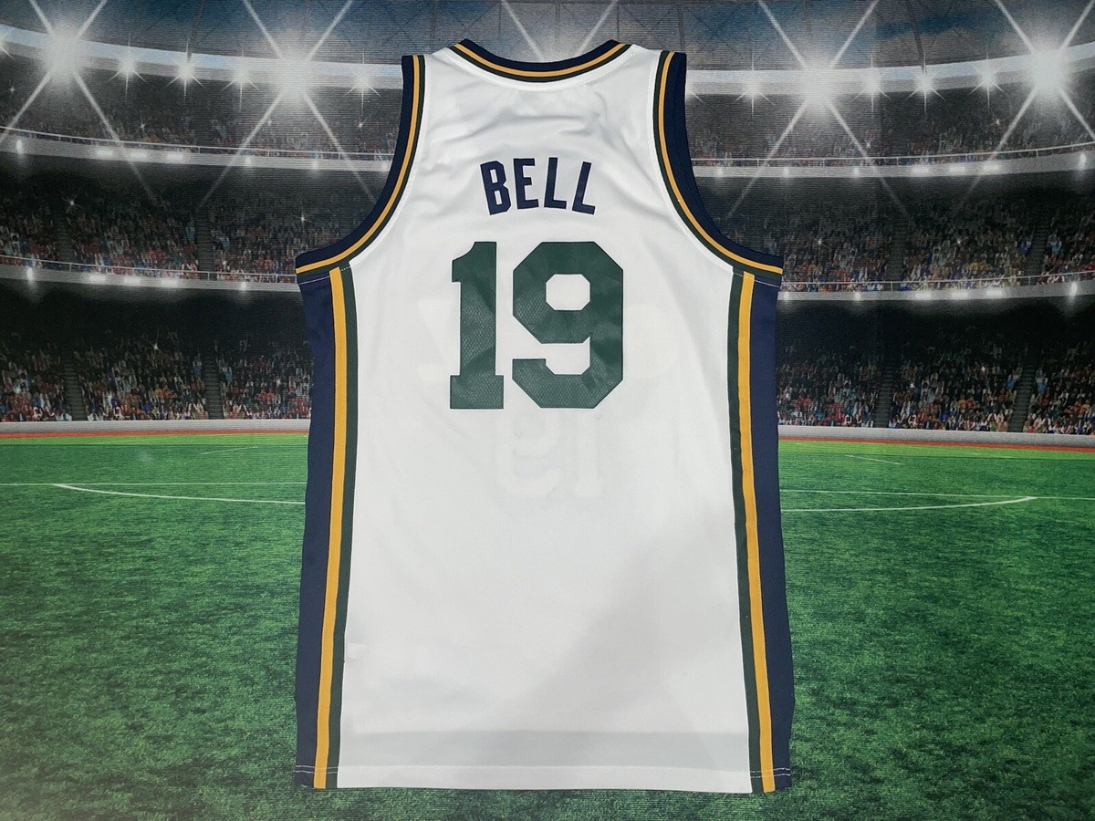 Raja Bell #19 Utah Jazz Adidas NBA Stitched Jersey Sz Medium Mens