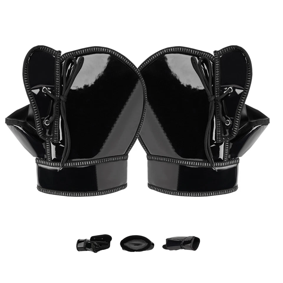 Motorcycle Handlebar Muffs Windproof Thick Warm Grip Handle Bar Muff Winter  - Image 3 of 4