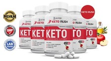 Keto Rush ACV Pills 1275 MG Stronger Than Gummies Keto Support 5 Bottles