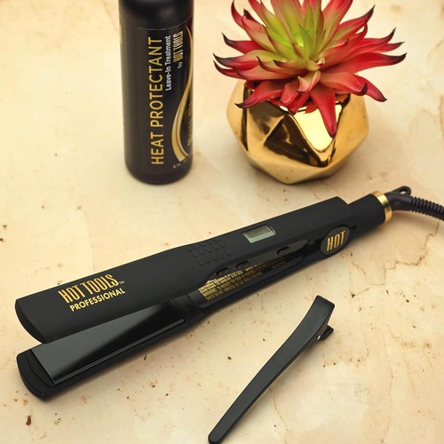 Hot Tools Pro Artist ferro da stiro piatto salone digitale oro nero 1-1/4" HT7117BG - Foto 5 di 8