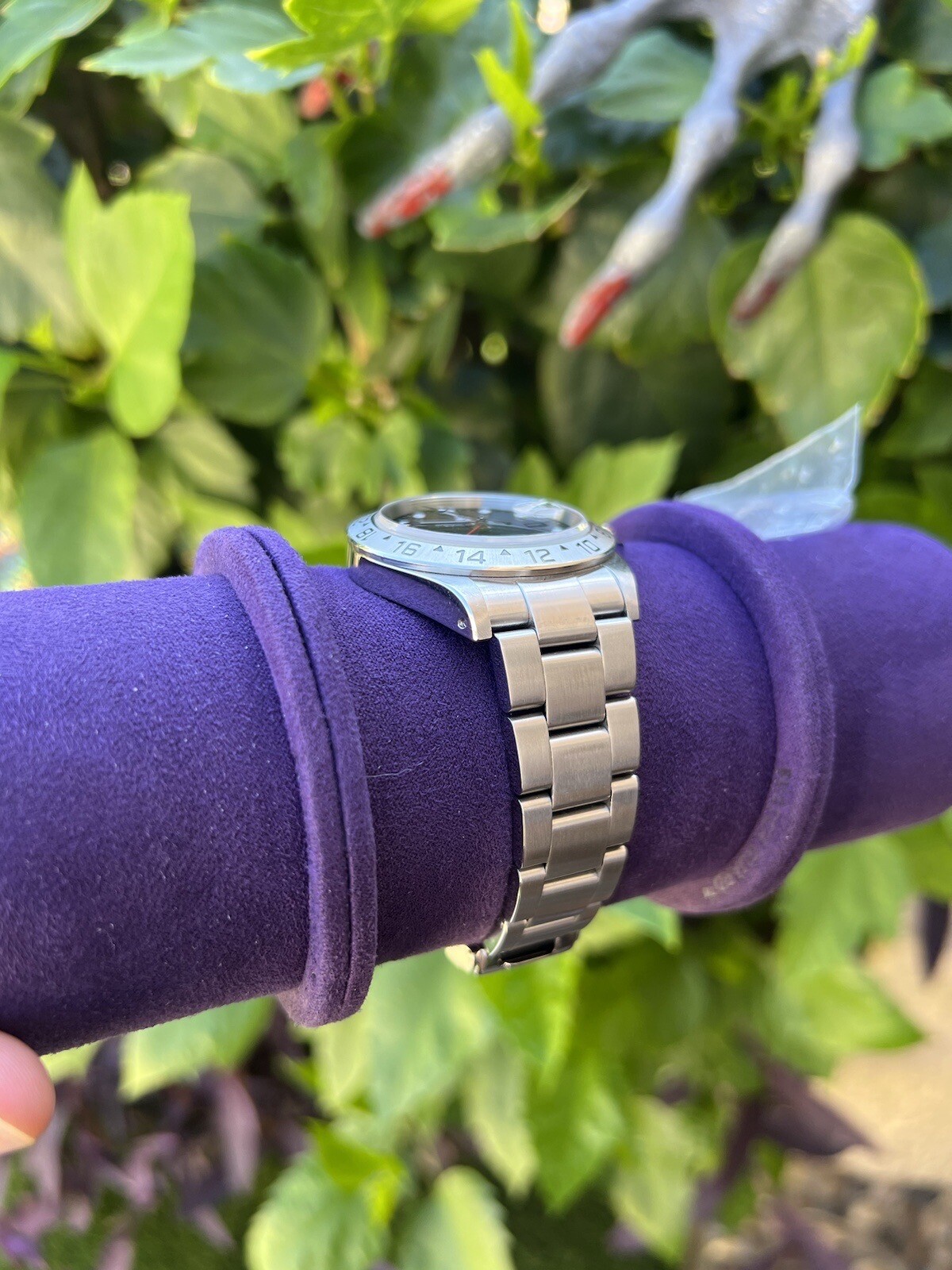 ROLEX EXPLORER II 16570 STAINLESS STEEL GMT WATCH w/ ROLEX PAPER 40mm