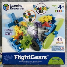 Learning Resources Gears Gears Gears FlightGears Assorted Colors 44 Complete