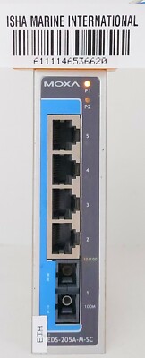Moxa EDS-205A-M-SC Ethernet Switch 1201002054020