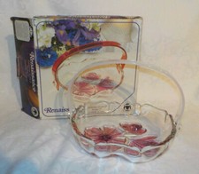 ++  Glas - Körbchen Renaissance - Walther Glas Schale / Schüssel ++