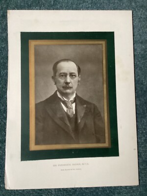 Sir Frederick Bridge, M.V.O,    Vintage old Print