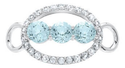 .925 Sterling Over the Rainbow Multi Gems Clasp for Lestage Convertible Bracelet