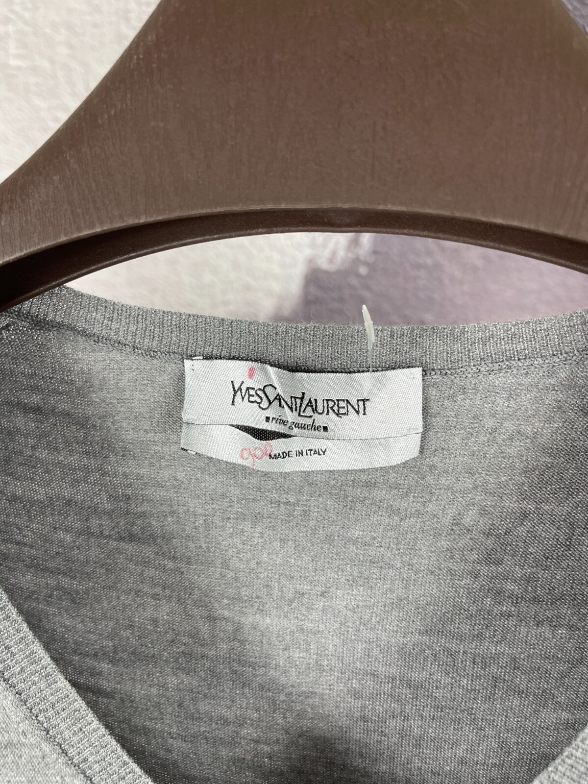 Maglione scollo a V Yves Saint Laurent Rive Gauche Tom Ford epoca