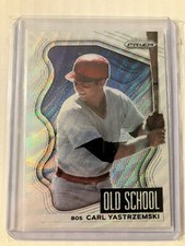2022 Panini Prizm #OS-8 Carl Yastrzemski Old School White Wave Prizm