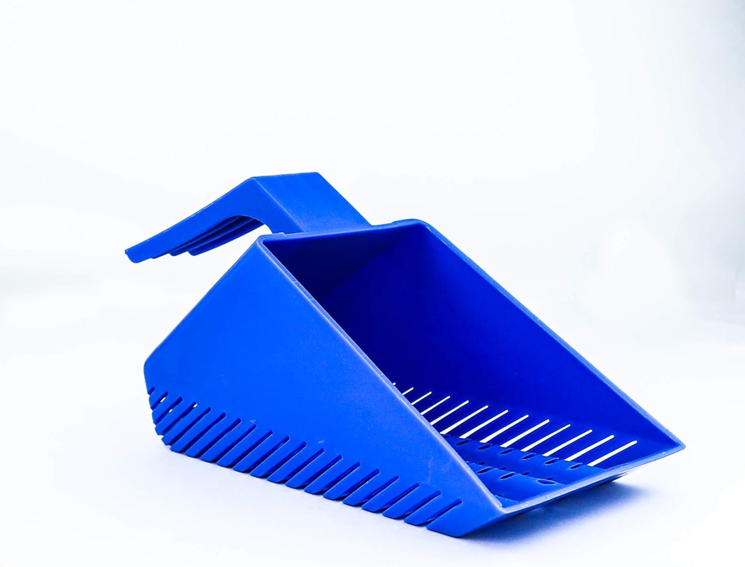 Aquarium Gravel Sand Shovel Scoop Cleaner Blue for Fish Tank Cleaning Tool