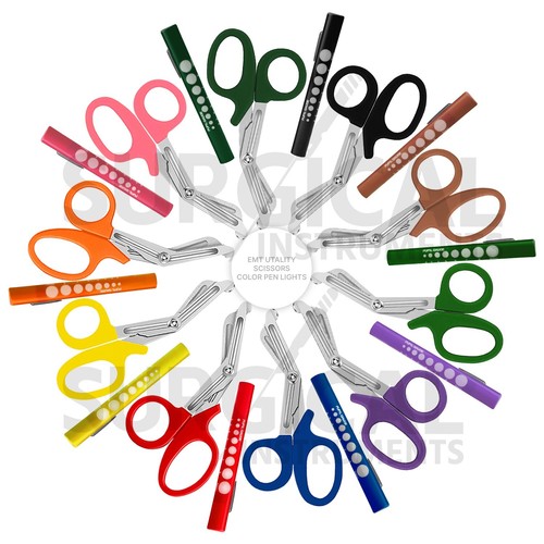 20 PCS EMT UTALITY NURSE Scissors AND PENLIGHT SET Surgical Holiday Gift German - Picture 6 of 8