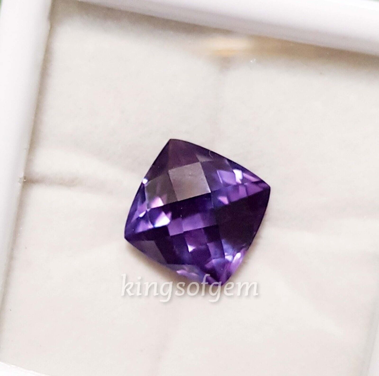 Alexandrite Naturelle 6 Ct – Coussin Changeant De Couleur – Pierre Précieuse D'exception