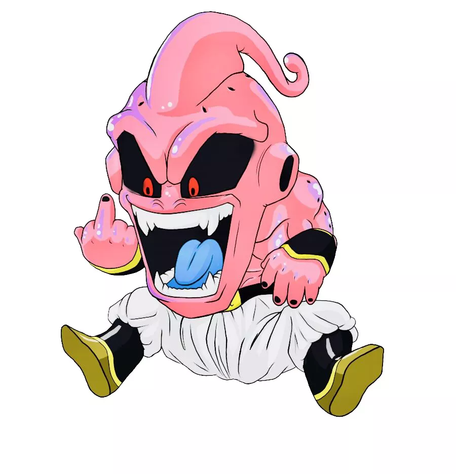 Majin Buu - Dragon Ball Sticker for Sale by KyleighMertz