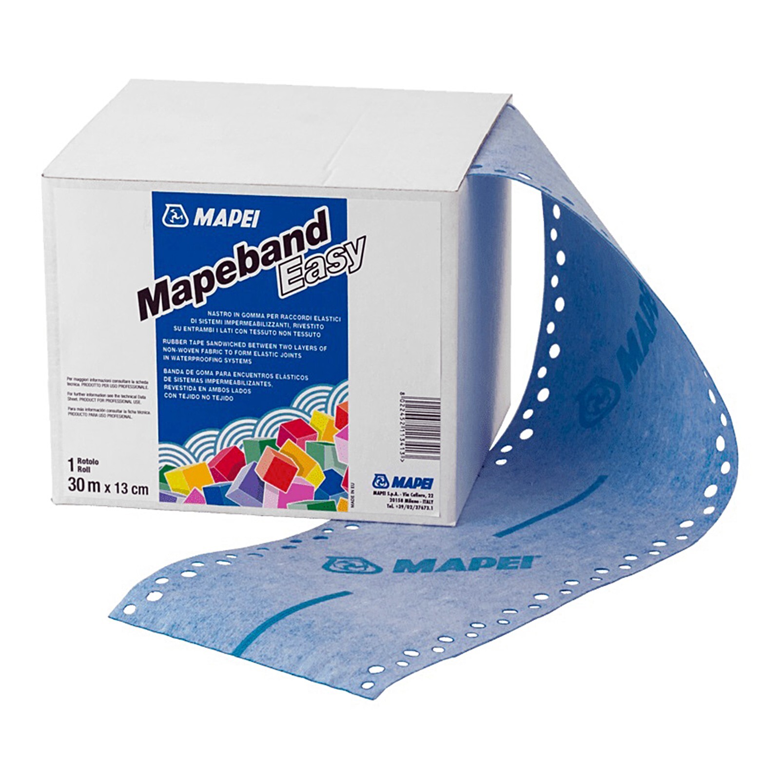 Mapei MAPEBAND EASY nastro tnt raccordi sistemi impermeabilizzanti 30mt x 13cm